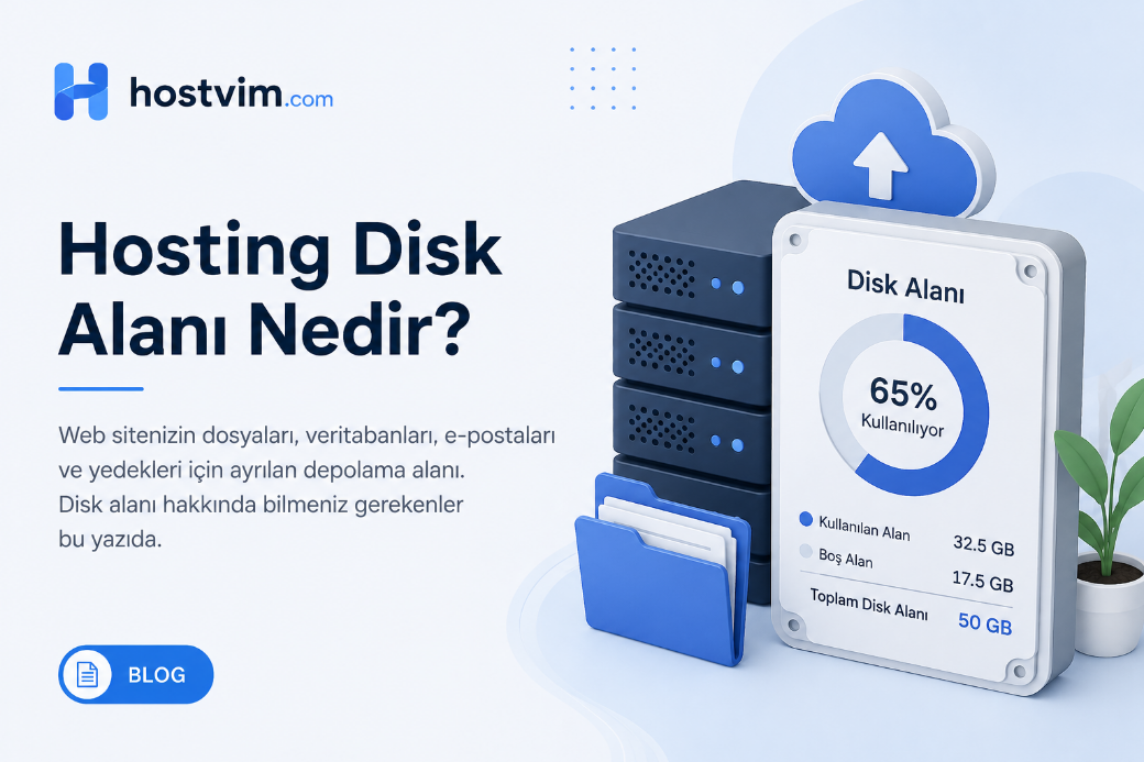 Hosting Disk Alanı Nedir? Web Siteniz İçin Ne Kadar Depolama Alanı Gerekli?